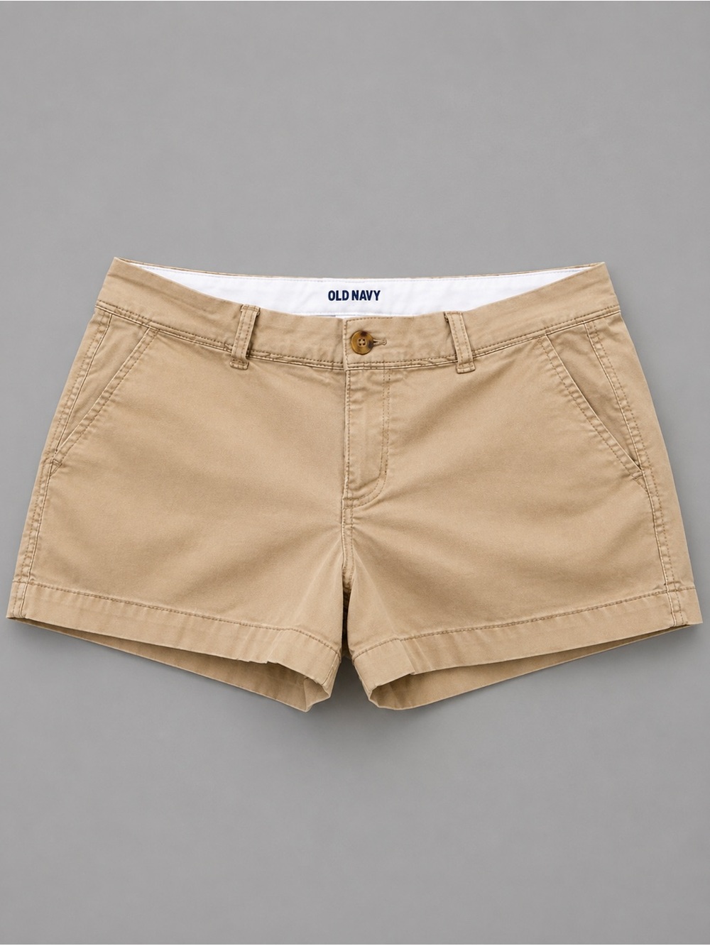 Old Navy Tan Chino Bermuda Shorts